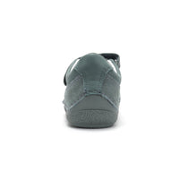 D.D.Step pantofi baieti Barefoot 22-33 Emerald cu cusaturi