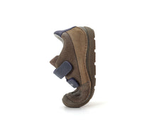 D.D.Step pantofi baieti Barefoot 28-33 Chocolate cu cusaturi