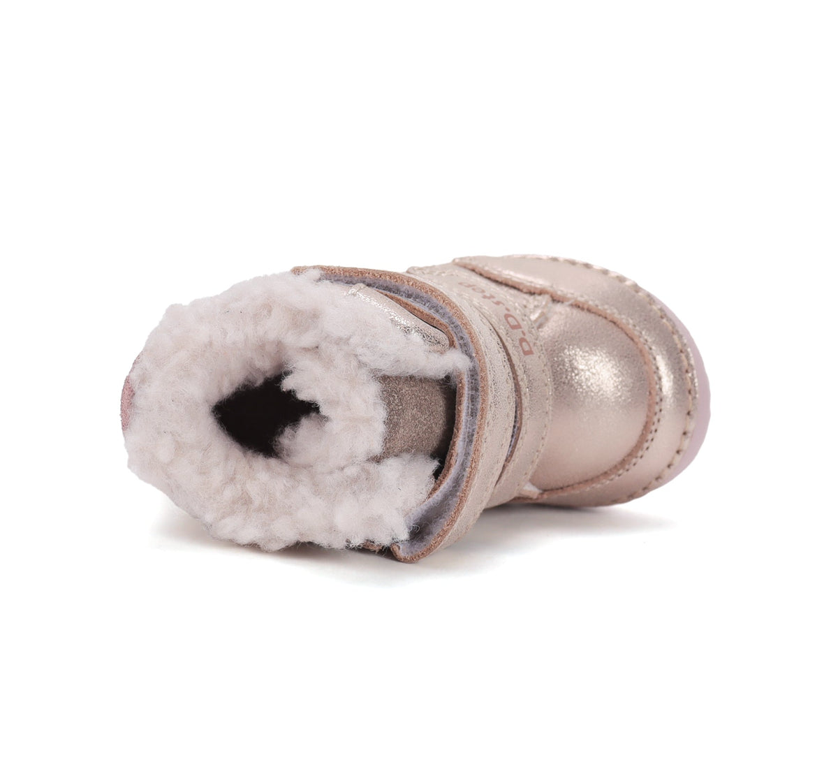 D.D.Step ghete fete imblanite 19-24 Champagne cu casuta cipercuta