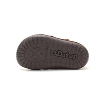 D.D.Step ghete fete Barefoot imblanite 20-25 Chocolate cu ingeras