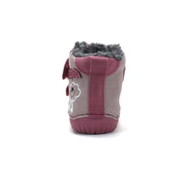 D.D.Step ghete fete Barefoot imblanite 20-25 Marine grey cu norisor