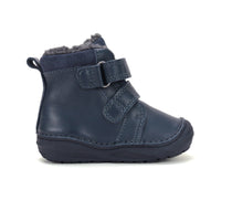 D.D.Step ghete baieti imblanite 20-25 Royal Blue cu masina de pompieri