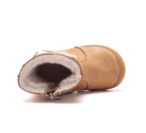 D.D.Step botine fete imblanite 20-31 Cooper cu fluturas