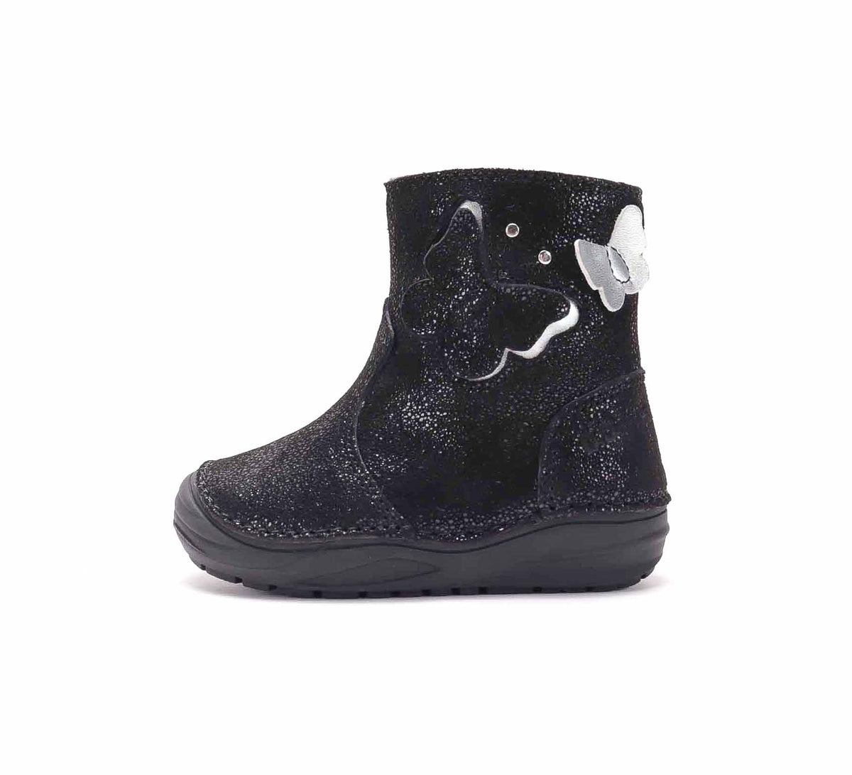 D.D.Step botine fete imblanite 20-25 Lead cu fluturas