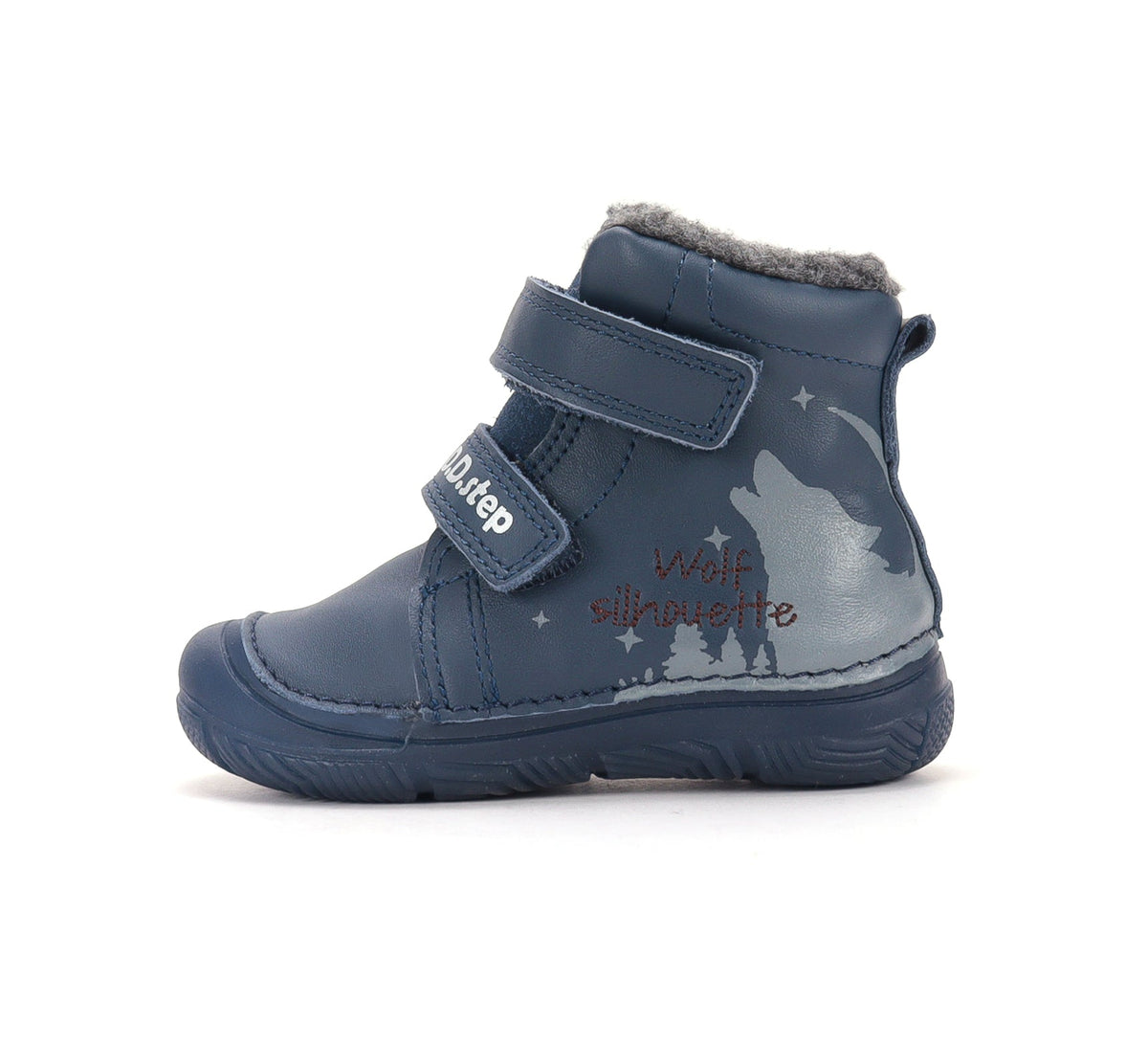 D.D.Step ghete baieti imblanite si fluorescente 26-31 Marine cu lup