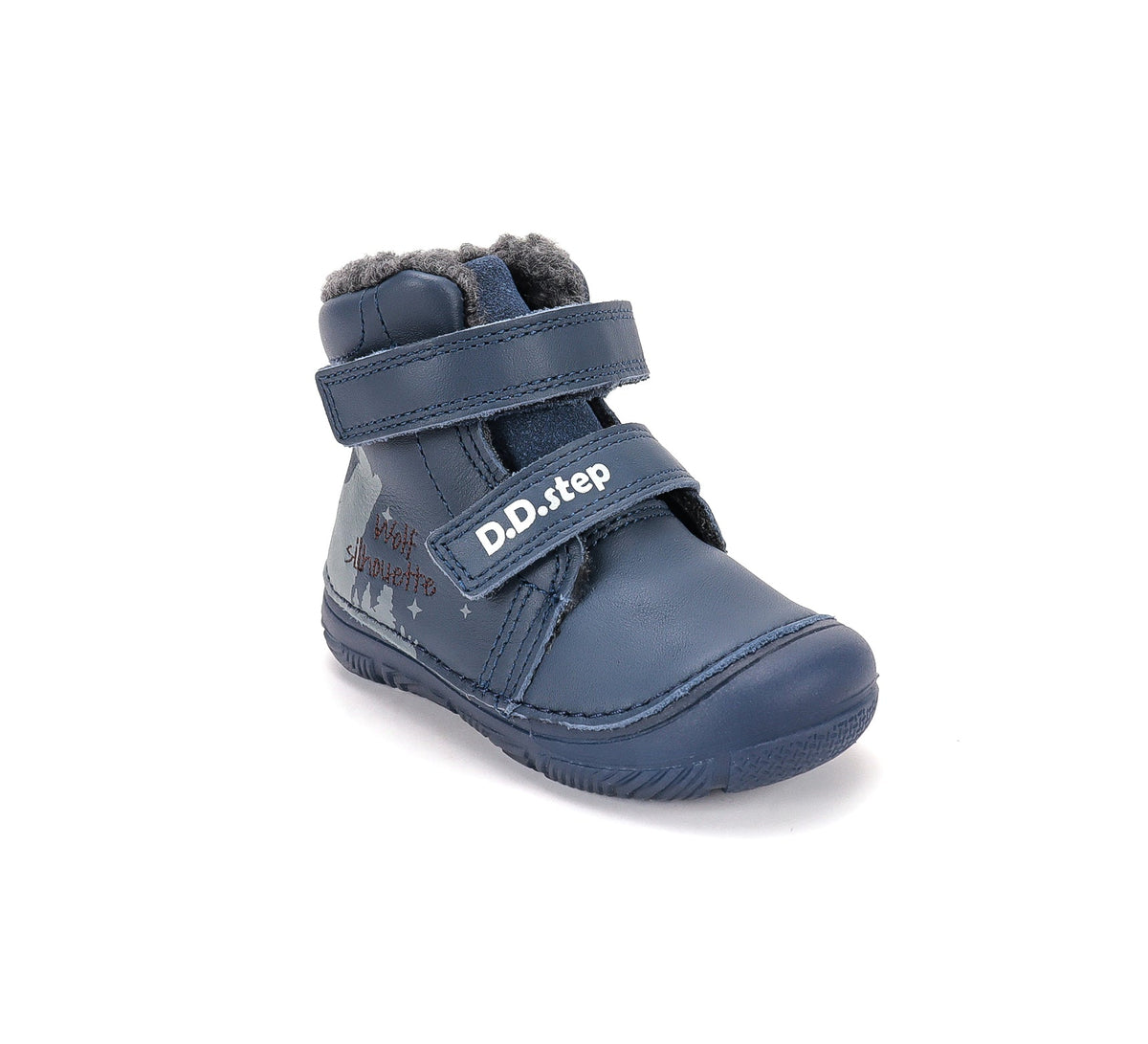 D.D.Step ghete baieti imblanite si fluorescente 26-31 Marine cu lup