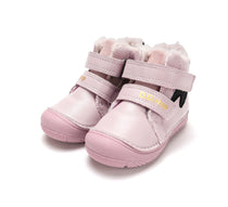 D.D.Step ghete fete imblanite 20-25 Baby Pink cu negru
