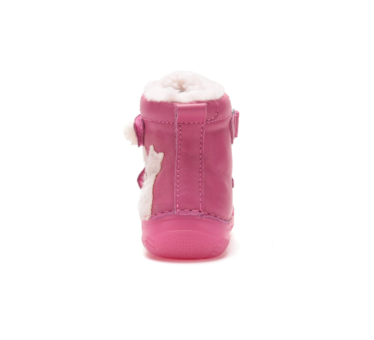 D.D.Step ghete fete imblanite si fluorescente 20-25 Hot Pink cu pisica
