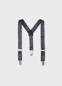 Abel&Lula bretea baieti cu elastic si logo 6-18 luni, Navy blue