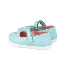 Biomecanics balerini fete First Steps Barefoot 19-26 Sauvage Sky cu fluturas
