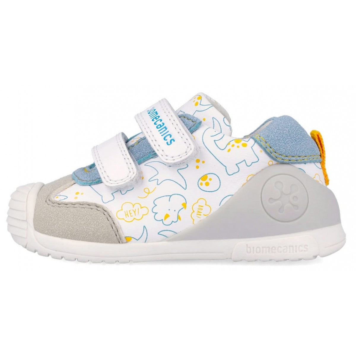 Biomecanics pantofi baieti 18-25 Napa Blanco cu dino