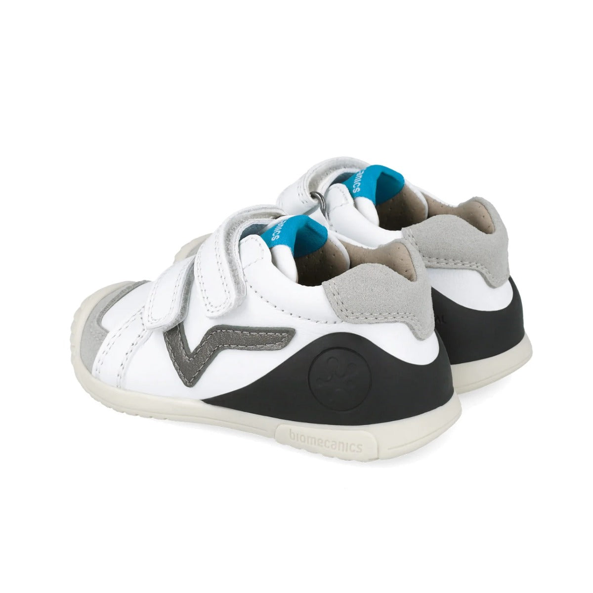 Biomecanics pantofi baieti 18-25 Napa Blanco cu gri