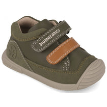 Biomecanics pantofi baieti 18-25 Sauvage Militare cu maro