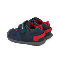 Biomecanics pantofi baieti 18-25 Sauvage Ocean cu rosu