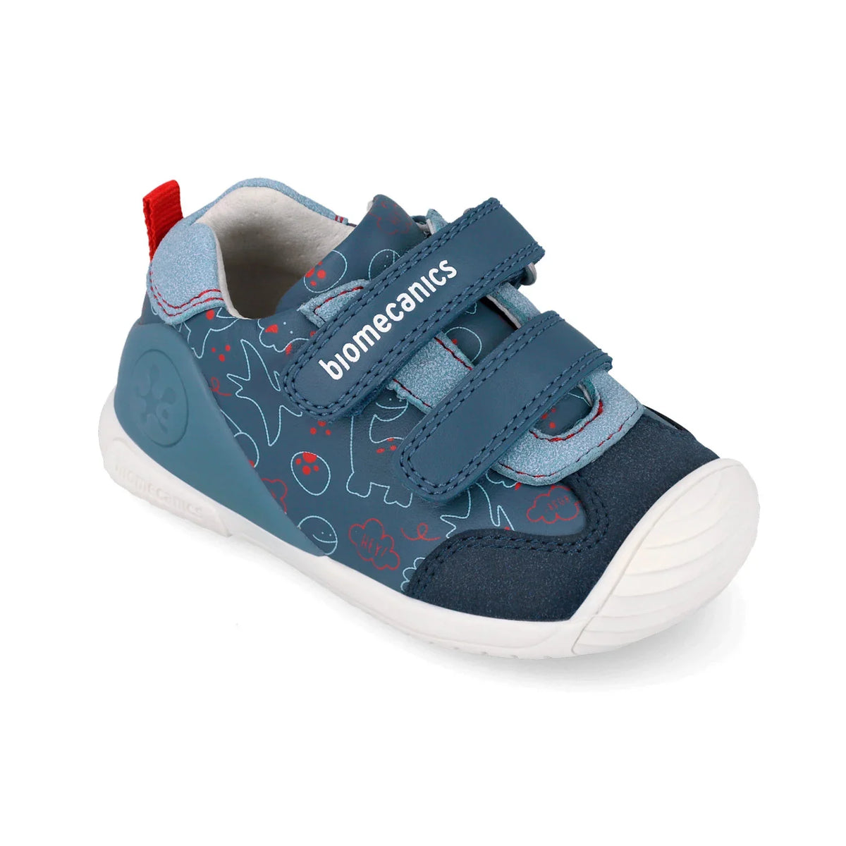 Biomecanics pantofi baieti 18-25 Sauvage Petrol cu dino