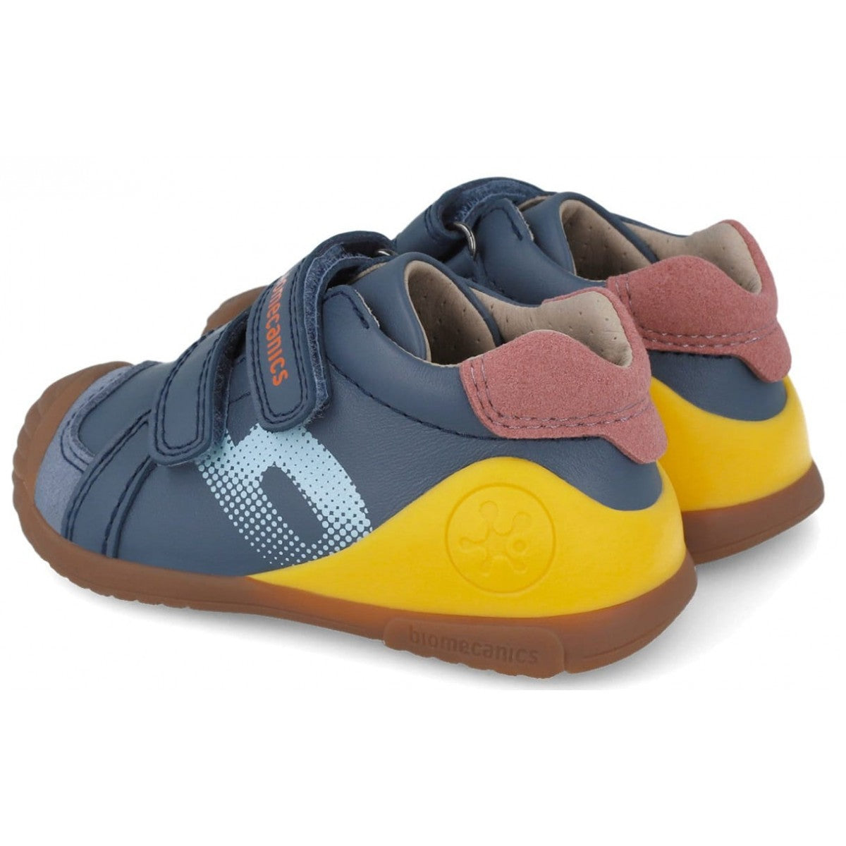 Biomecanics pantofi baieti 18-25 Sauvage Petrol cu mustariu