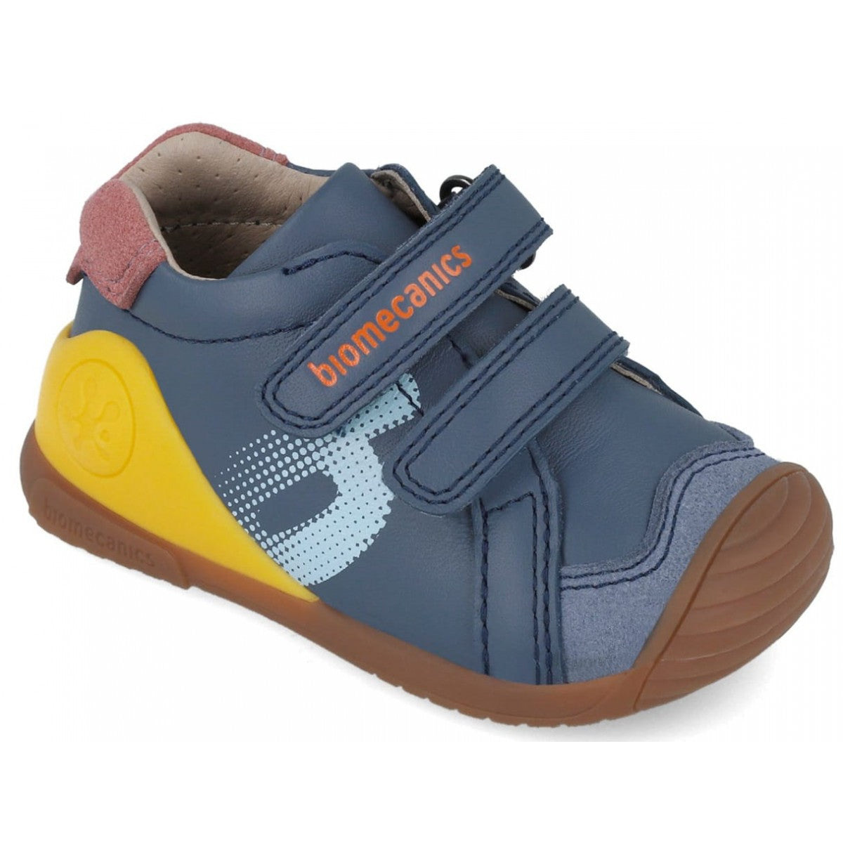Biomecanics pantofi baieti 18-25 Sauvage Petrol cu mustariu