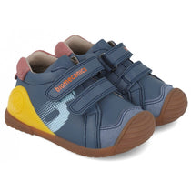 Biomecanics pantofi baieti 18-25 Sauvage Petrol cu mustariu