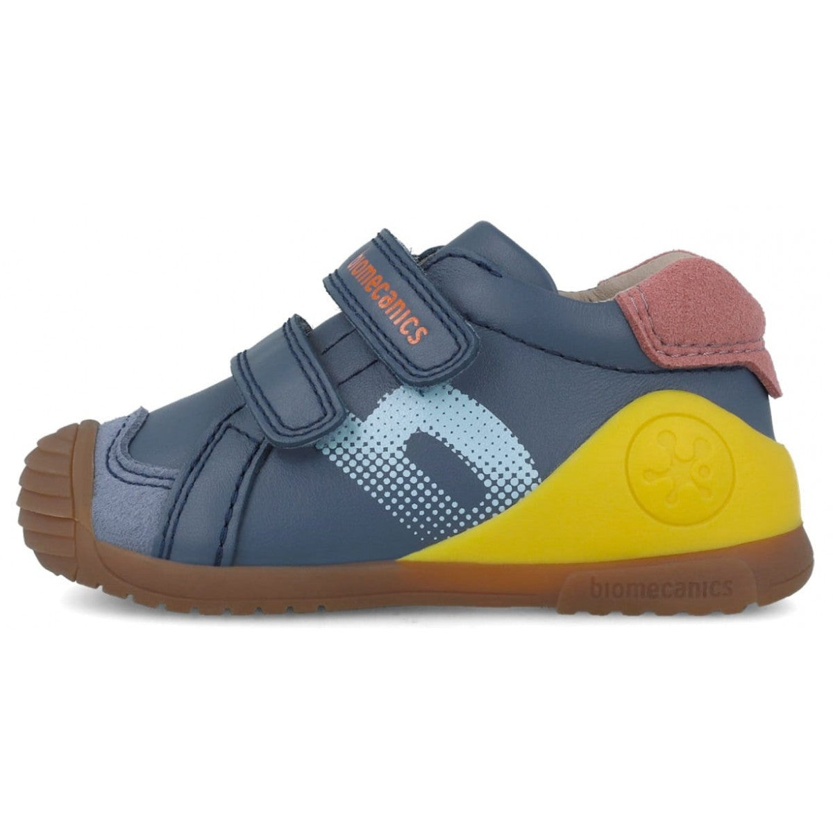 Biomecanics pantofi baieti 18-25 Sauvage Petrol cu mustariu