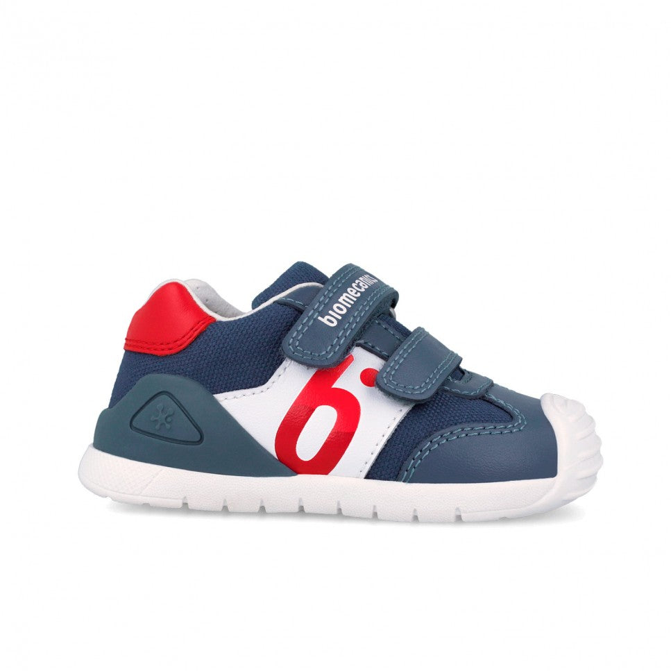 Biomecanics pantofi baieti 18-25 Sauvage Petrol cu rosu