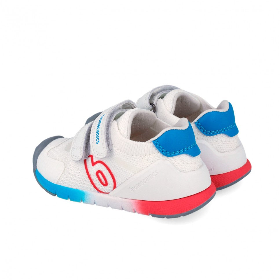 Biomecanics pantofi baieti 19-25 Rejilla Blanco Y Rojo