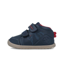 Biomecanics pantofi baieti Barefoot 19-23 Sauvage Ocean cu dino