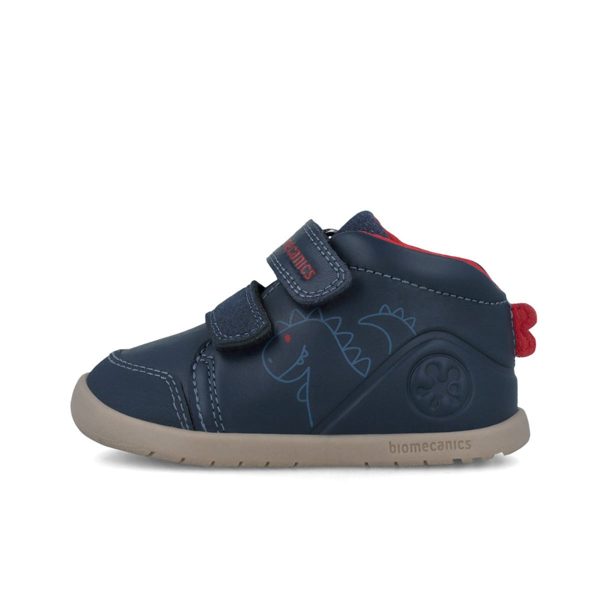 Biomecanics pantofi baieti Barefoot 19-23 Sauvage Ocean cu dino
