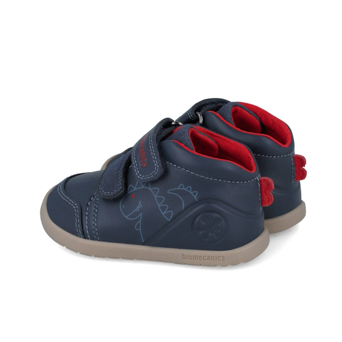 Biomecanics pantofi baieti Barefoot 19-23 Sauvage Ocean cu dino