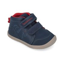 Biomecanics pantofi baieti Barefoot 19-23 Sauvage Ocean cu dino