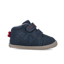 Biomecanics pantofi baieti Barefoot 19-23 Sauvage Ocean cu dino