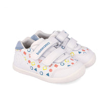 Biomecanics pantofi baieti  BAREFOOT 19-26 Napa Blanco forme geometrie