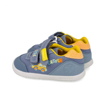 Biomecanics pantofi baieti First Steps Barefoot din panza canvas 19-26 Pique Jeans cu masina