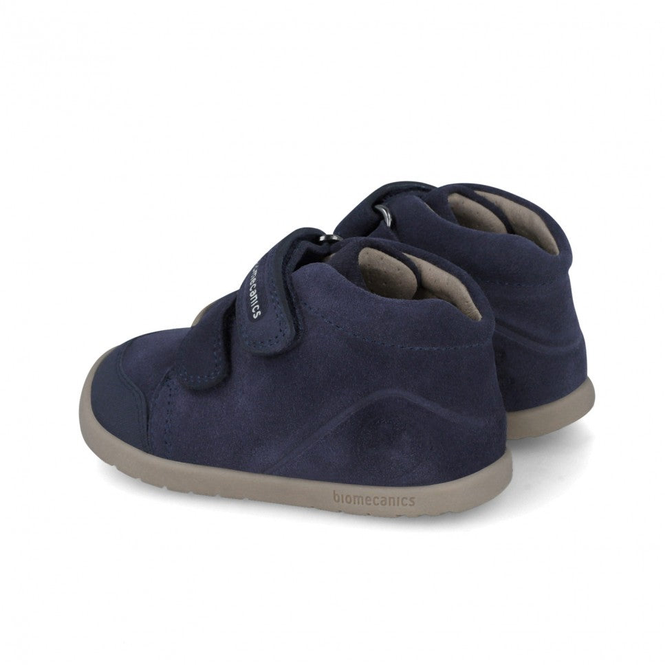Biomecanics pantofi baieti Barefoot Primii Pasi 24 -26 Serraje Azul