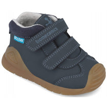 Biomecanics pantofi baieti captusiti 18-25 Nobuck Azul Marino