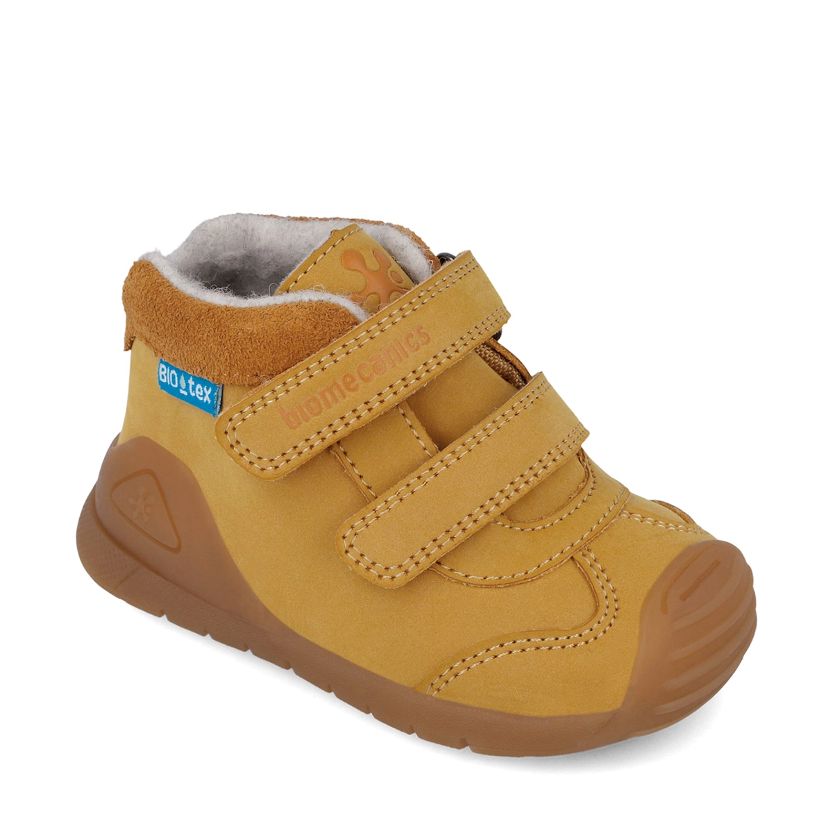 Biomecanics pantofi baieti captusiti 18-25 Nobuck Camel Imagine secundară a produsului
