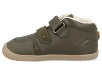 Biomecanics pantofi baieti captusiti Barefoot 24-26 Sauvage Militare cu dino
