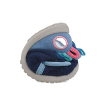 Biomecanics pantofi baieti de casa Primii Pasi 19-24 Mat Azul marino cu ursulet