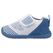 Biomecanics pantofi baieti de casa Wider Biohome Barefoot Primii Pasi 19-26 Rejilla Blanco y Indigo