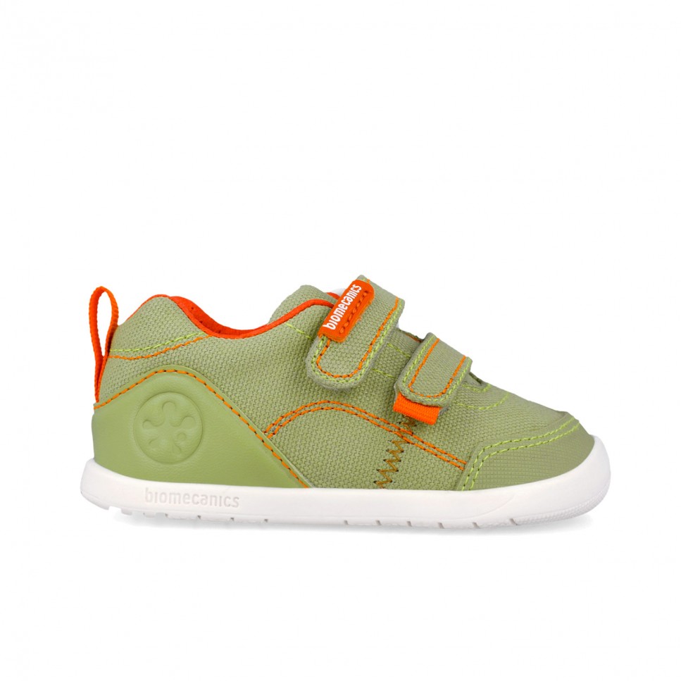 Biomecanics pantofi baieti din panza BAREFOOT 19-26 Pique Verde