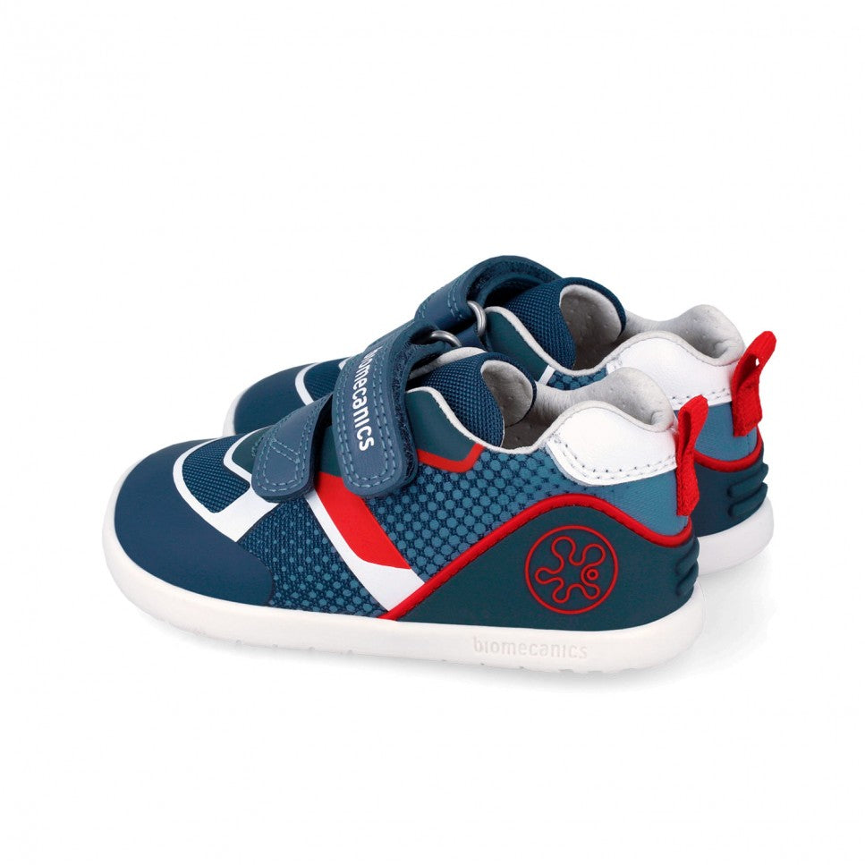 Biomecanics pantofi baieti  First Steps  Barefoot 19-26 Rejilla Petrol