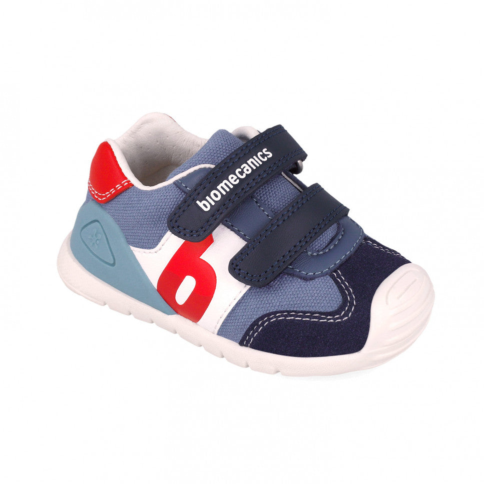 Biomecanics pantofi baieti Primii pasi 18-24 Sauvage Petrol