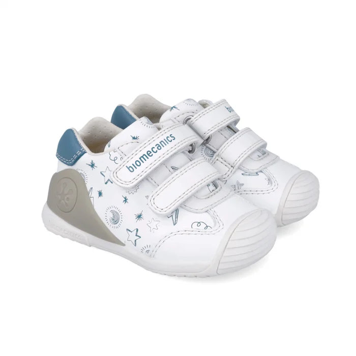 Biomecanics pantofi baieti sport 18-24 Napa Blanco y Indigo cu stele Imagine principală a produsului