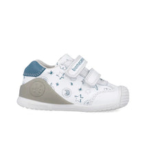 Biomecanics pantofi baieti sport 18-24 Napa Blanco y Indigo cu stele