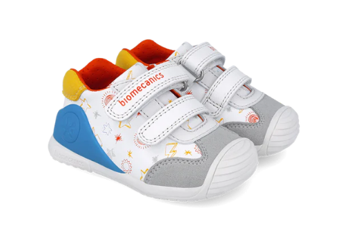 Biomecanics pantofi baieti sport 18-24 Napa Blanco y Yema