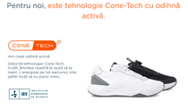 Biomecanics pantofi baieti sport Cone-Tech cu rotita de reglaj 40-45 Textil Negro