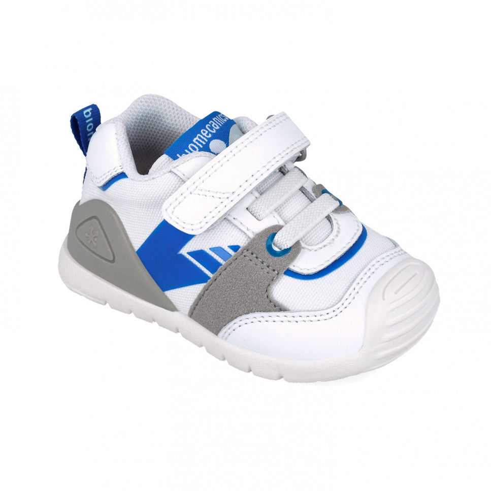 Biomecanics pantofi baieti sport Primii pasi 18-24 Napa Blanco Y Royal