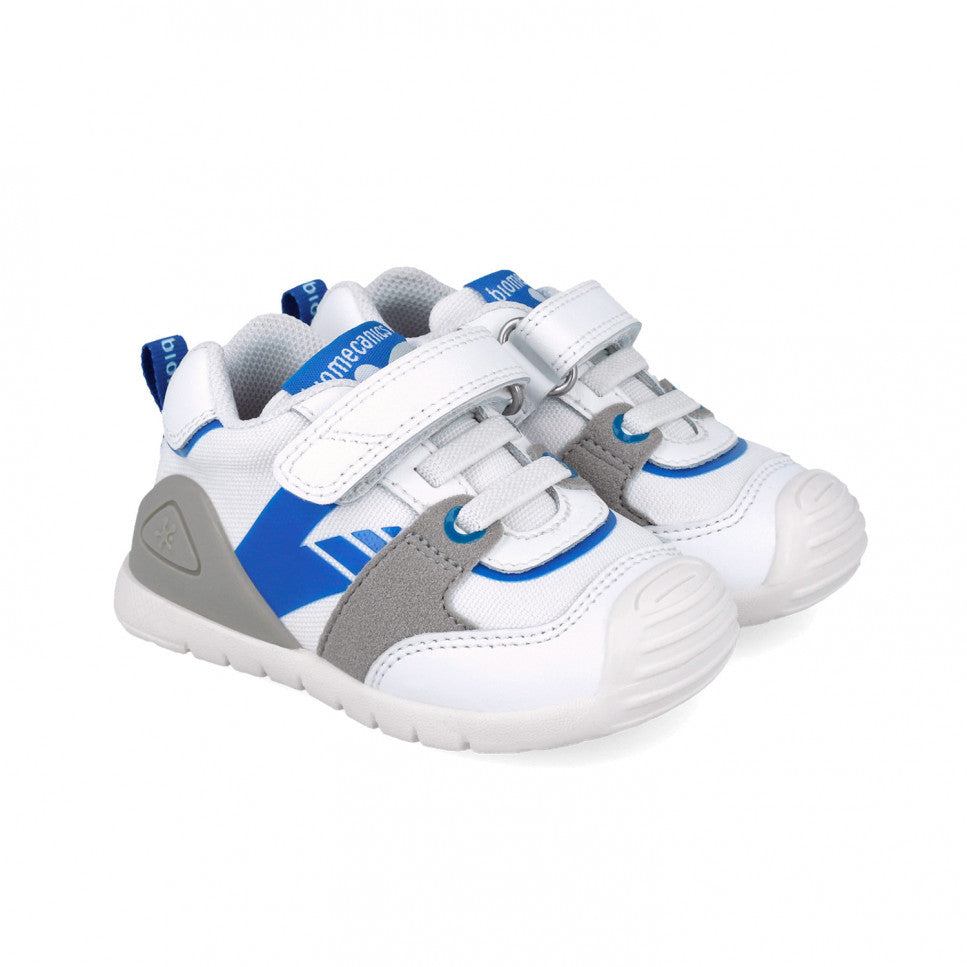 Biomecanics pantofi baieti sport Primii pasi 18-24 Napa Blanco Y Royal