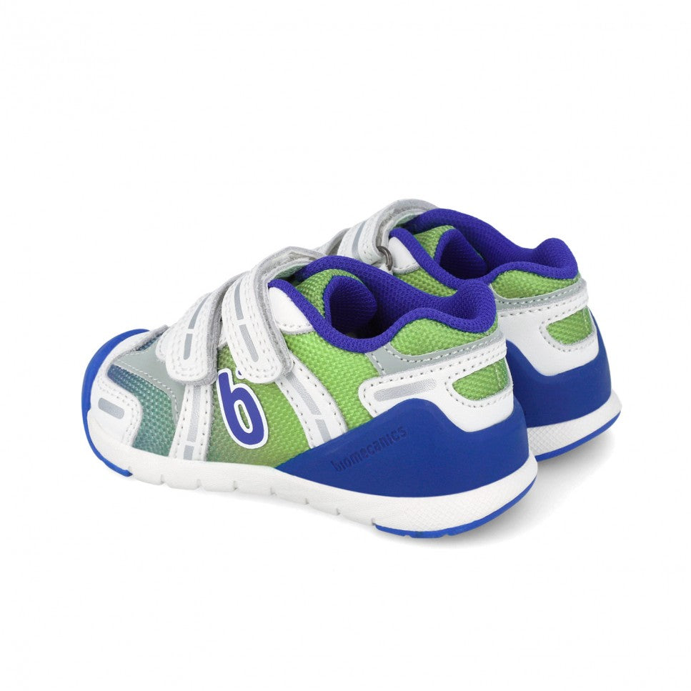 Biomecanics pantofi baieti sport Primii Pasi 19-25 Napa Blanco Y Royal
