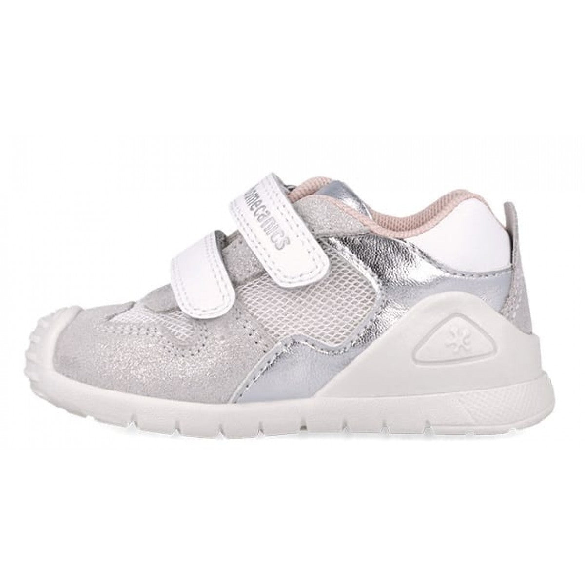 Biomecanics pantofi fete 18-24 Napa Blanco Y Plata