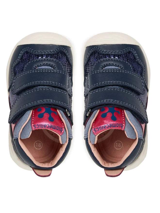 Biomecanics pantofi fete 18-25 Sauvage Ocean cu paiete